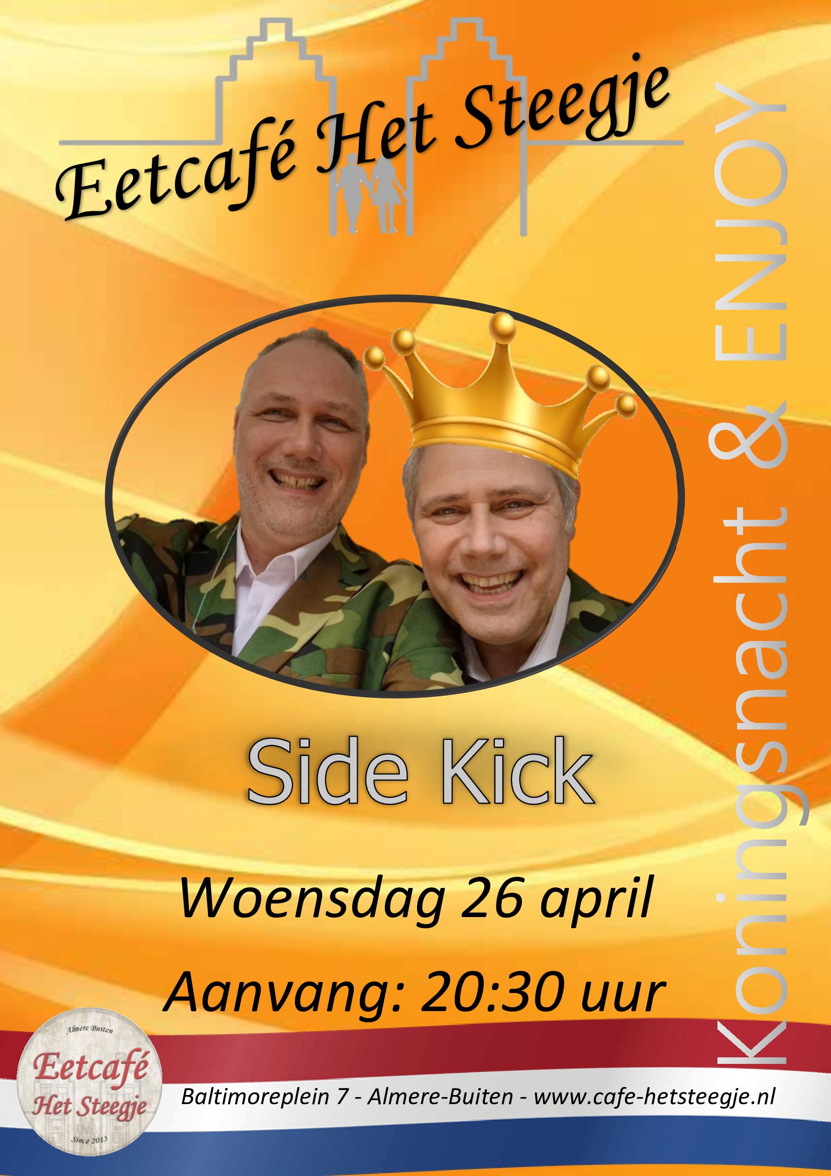 Koningsnacht met Side Kick